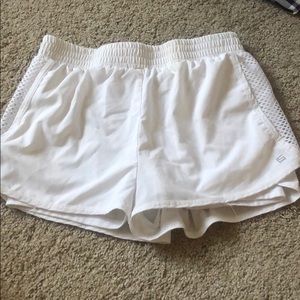 White running shorts
